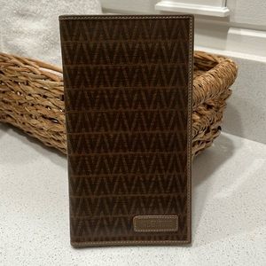 Mario Valentino checkbook holder/ wallet.